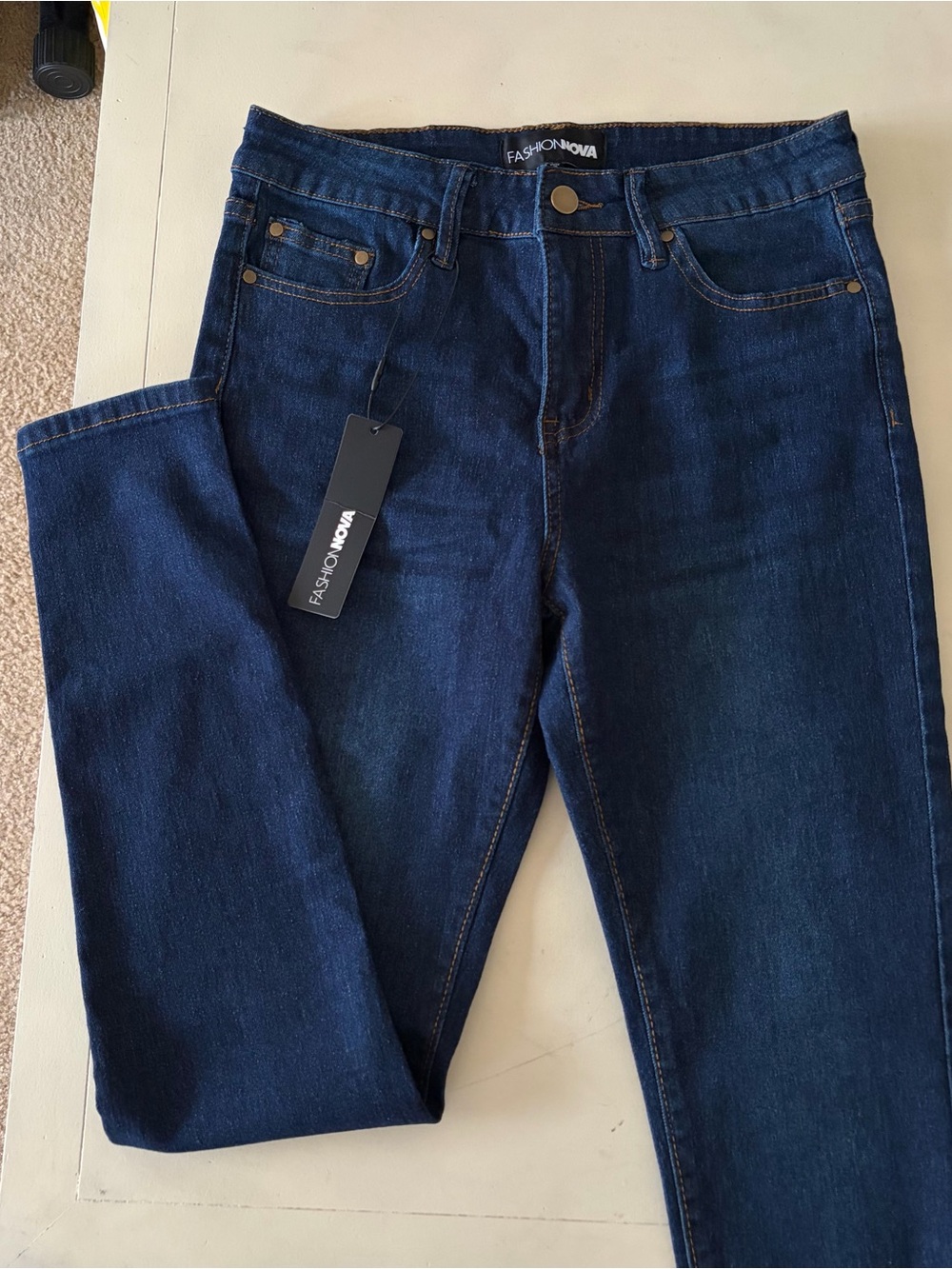 NEW dark wash jeans